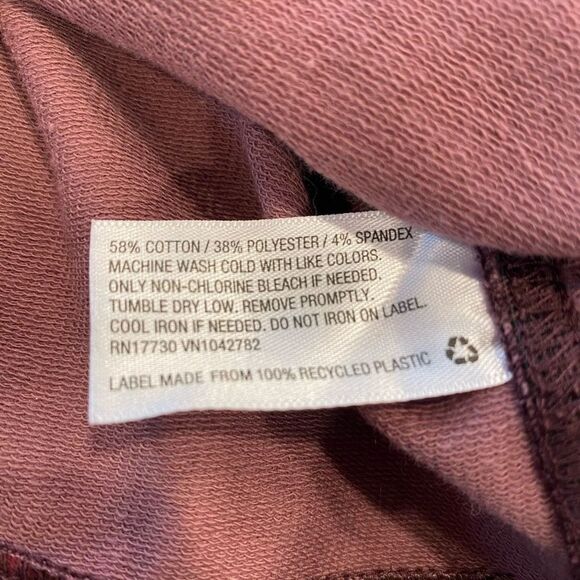 Isabel Maternity Small Purple Tie Dye Sweatshirt Cinched Sides Loungewear - Picture 10 of 10